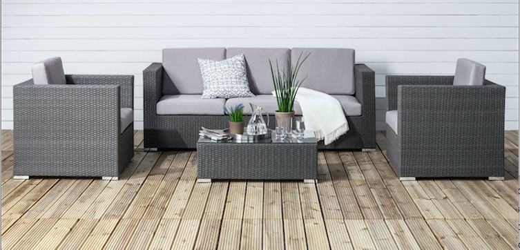 Tuin-loungeset-grijs-gekleurd